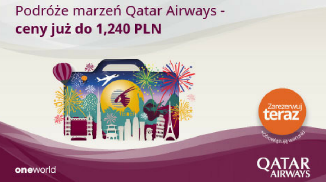Promocja Podróże Marzeń Qatar Airways przedłużona do 18 stycznia.png